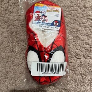 Marvel Red Spider-Man Kids Slippers